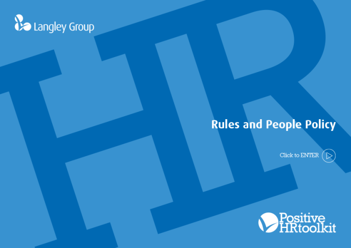 Module 1 - Rules and People Policy